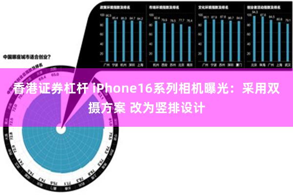 香港证券杠杆 iPhone16系列相机曝光：采用双摄方案 改为竖排设计