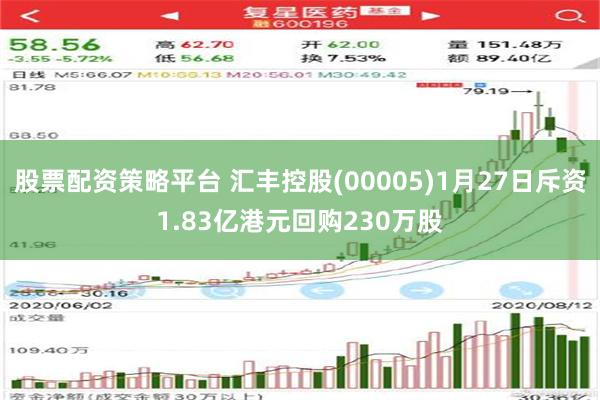 股票配资策略平台 汇丰控股(00005)1月27日斥资1.83亿港元回购230万股